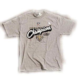 NFL × Vintage 2010 New Orleans Saints Superbowl Championship T-Shirt